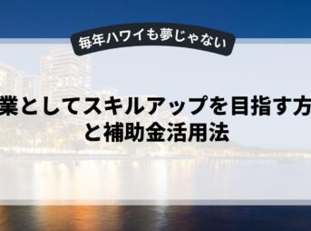 副業としてスキルアップを目指す方法と補助金活用法
